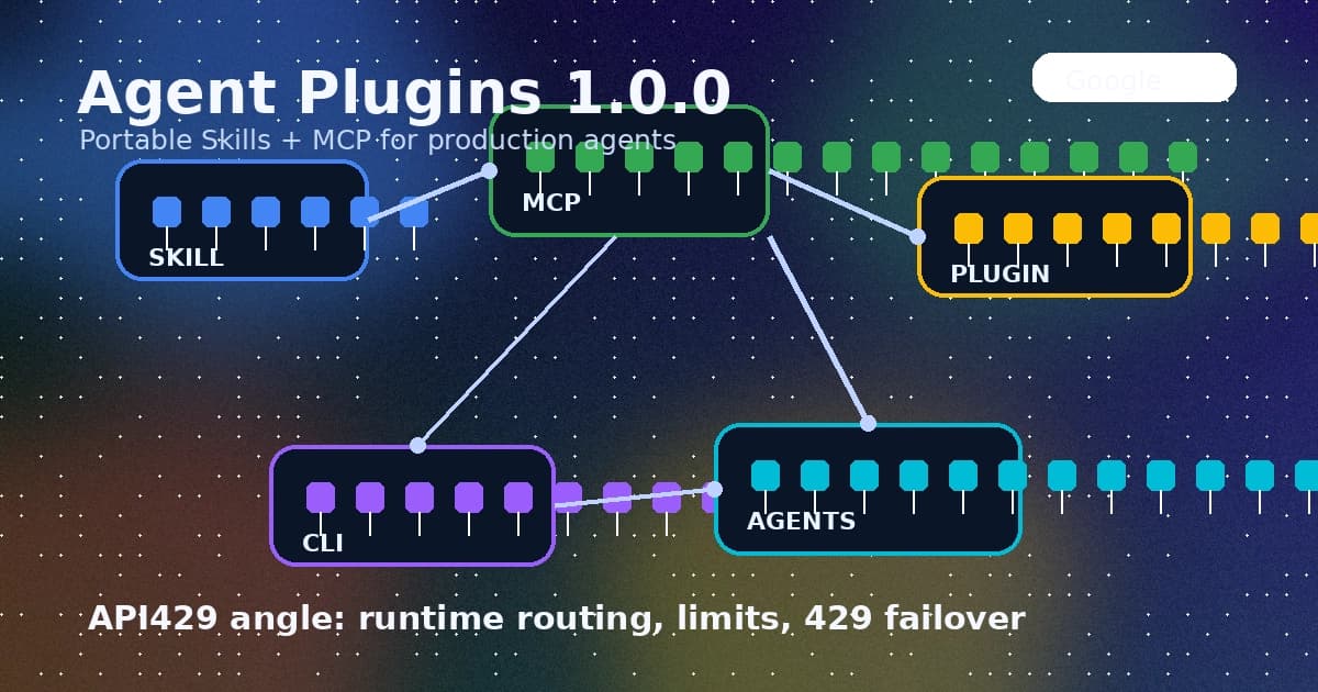 Google поддержала Agent Plugins 1.0.0 для переносимых Skills и MCP