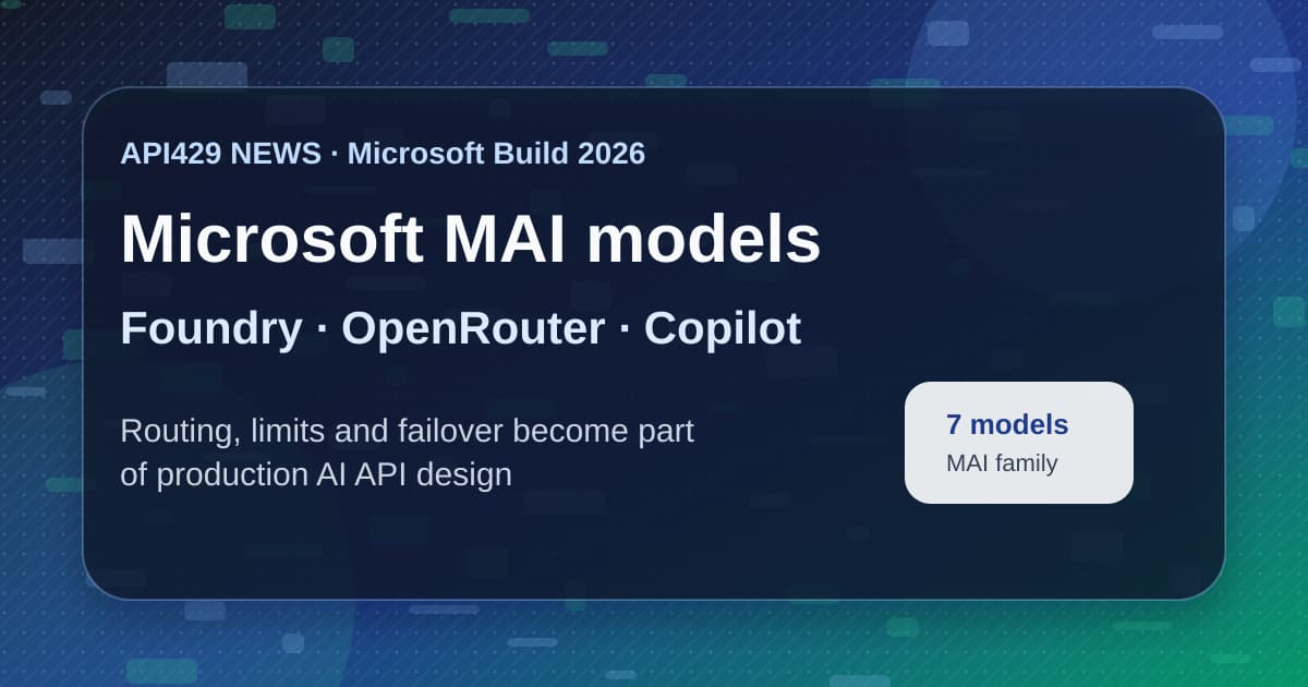 Microsoft представила семь MAI-моделей и выводит часть из них в Foundry, OpenRouter и Copilot