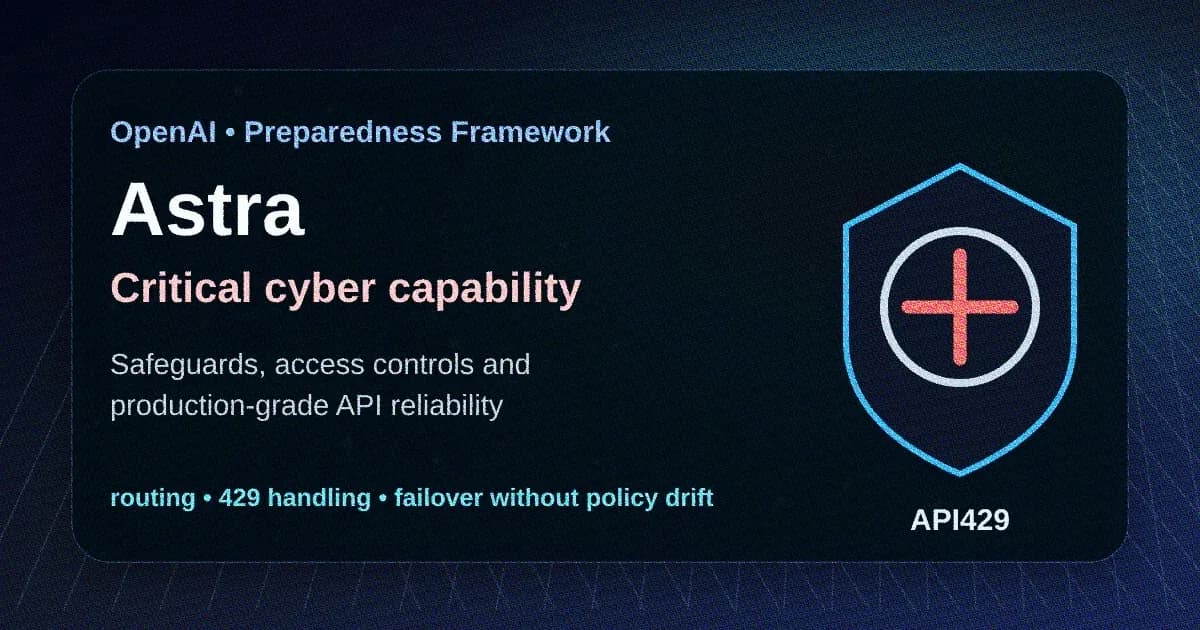 OpenAI признала Astra первой моделью с Critical cybersecurity capability threshold