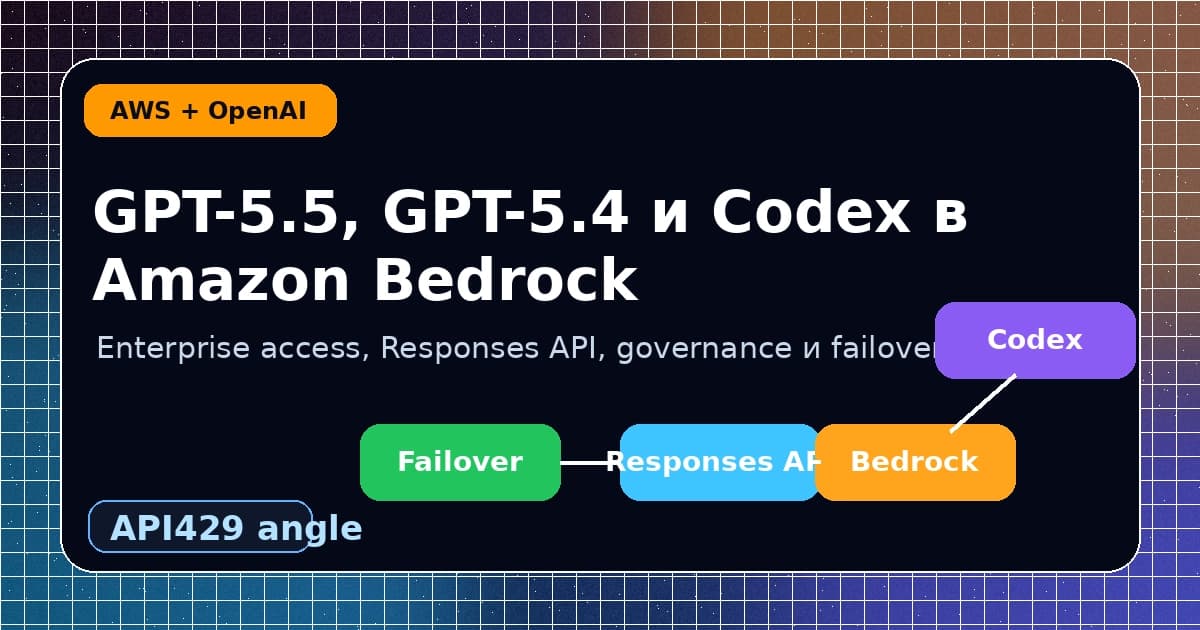 OpenAI GPT-5.5, GPT-5.4 и Codex стали доступны в Amazon Bedrock