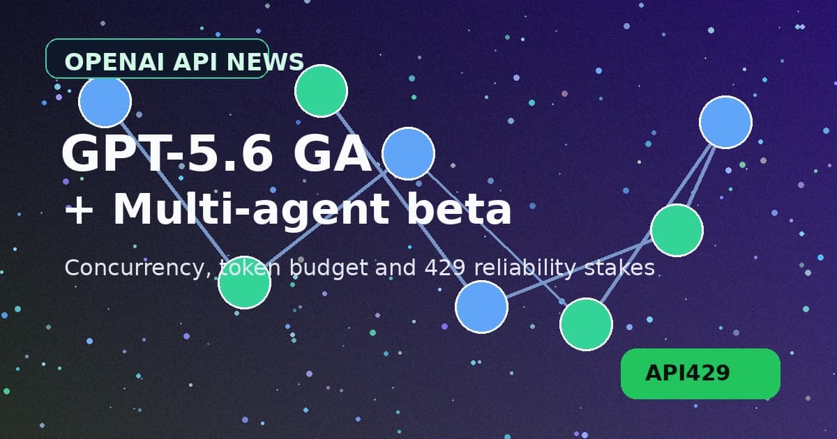 OpenAI вывела GPT-5.6 в general availability и добавила multi-agent beta в Responses API