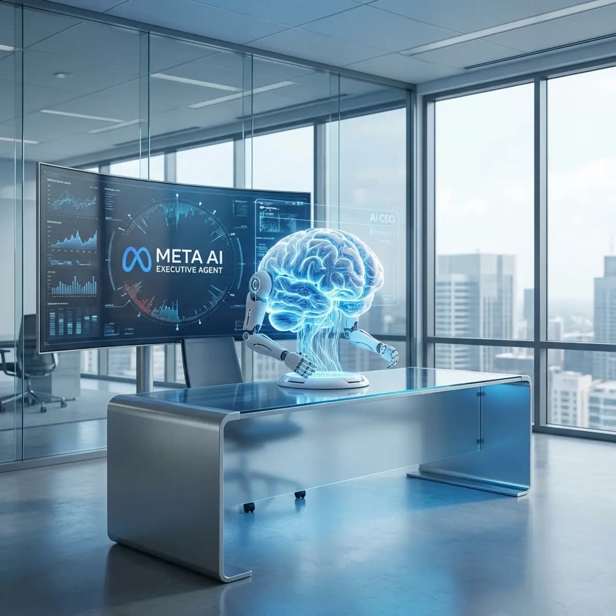 Марк Цукерберг создает ИИ-двойника для управления Meta: Эра автономных CEO