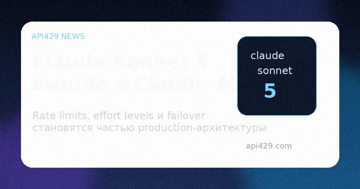 Anthropic выпустила Claude Sonnet 5 в Claude API с вводной ценой до 31 августа 2026 года