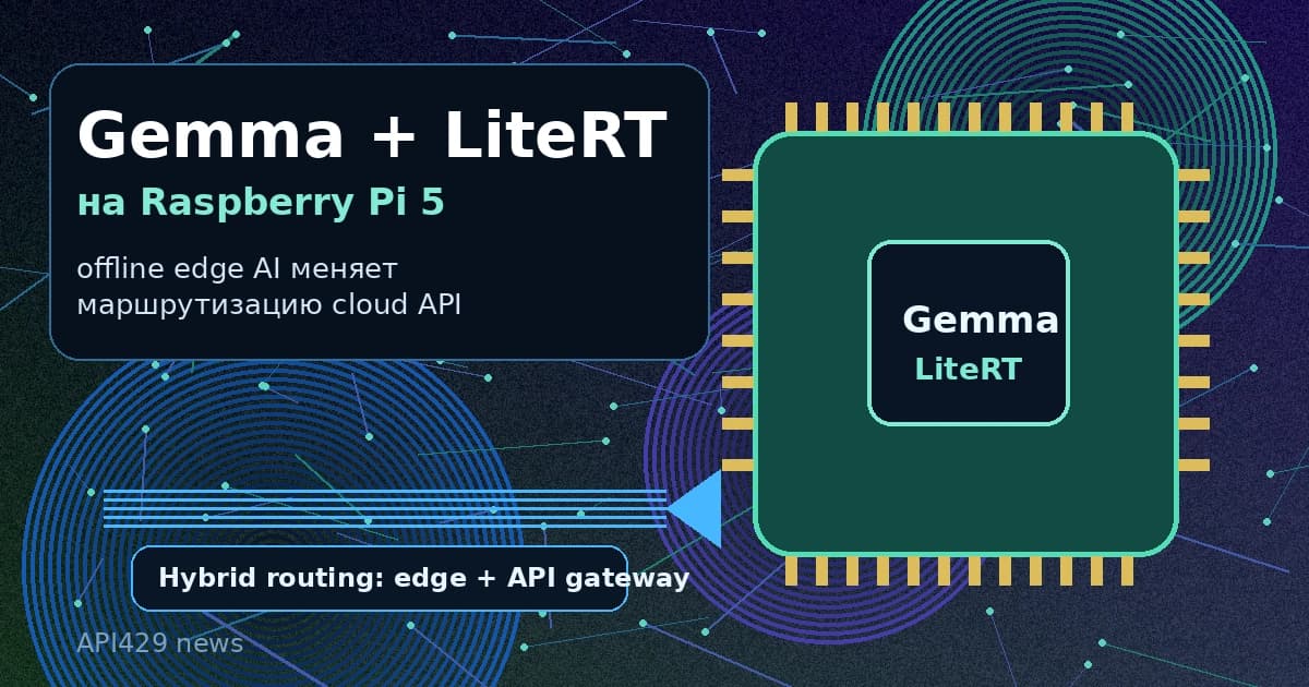 Google показала запуск Gemma и LiteRT на Raspberry Pi 5 для offline edge AI