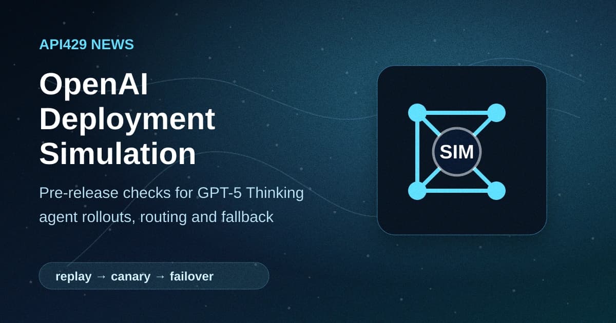 OpenAI описала Deployment Simulation для проверки GPT-5 Thinking перед релизом